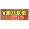 Signmission WOOD FLOORS SALE BANNER SIGN flooring store signs carpet tile install B-120 Wood Floors Sale - alternate 1